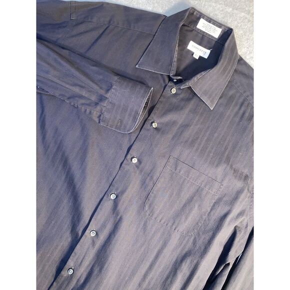 Other - Concepts By Claiborne Men‎ Black Button Down Shirt Men's 17.5 36-37